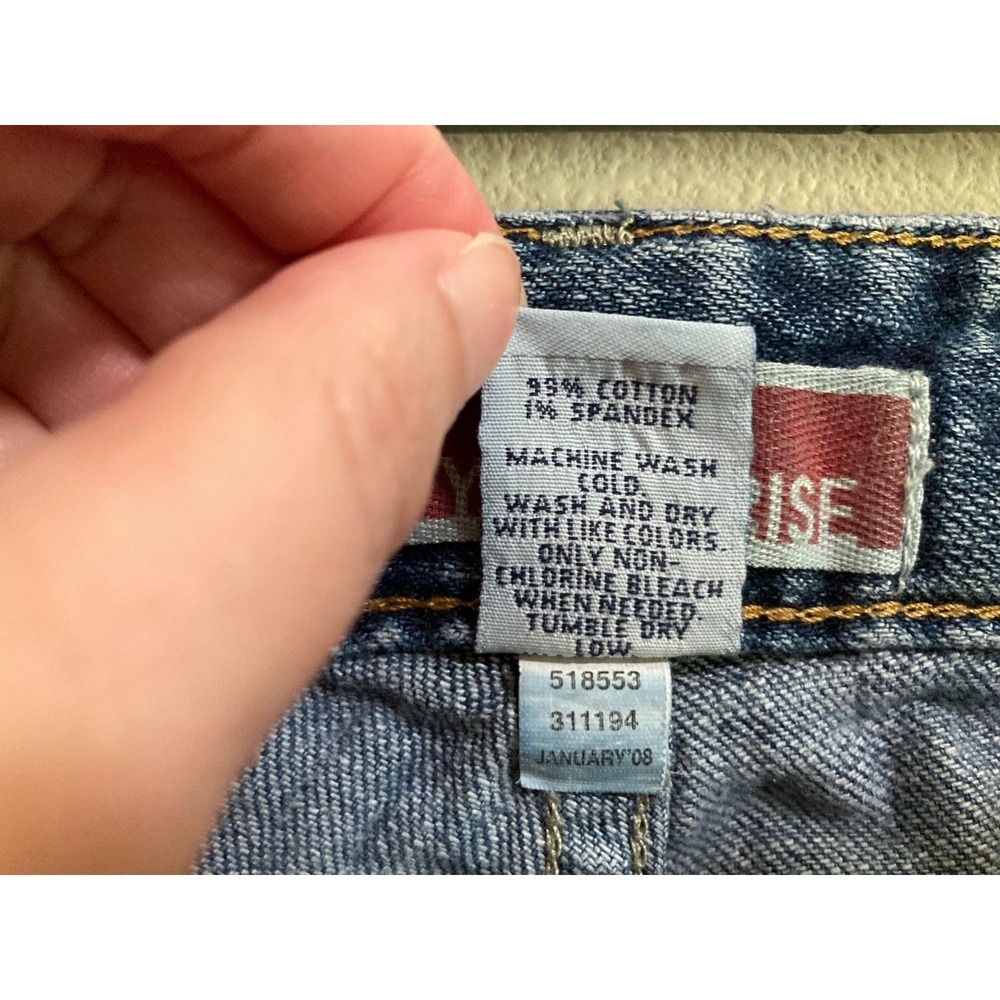 Gap Curvy Low Rise Size 4 Regular Denim Blue Jeans Women Pockets - Picture 5 of 9